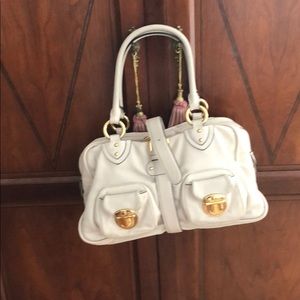 Marc Jacobs’s white leather handbag